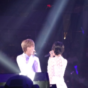IU's special stage with TEENTOP's Niel